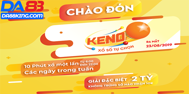 Cơ Cấu Giải Thưởng Keno Vietlott